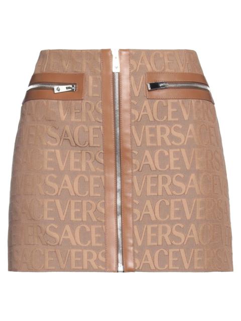 VERSACE Camel Women's Mini Skirt