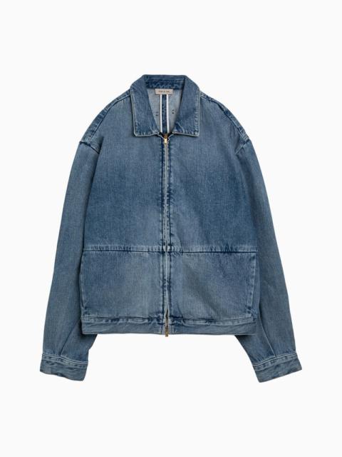 Fear Of God Indigo Blue Denim Jacket Men