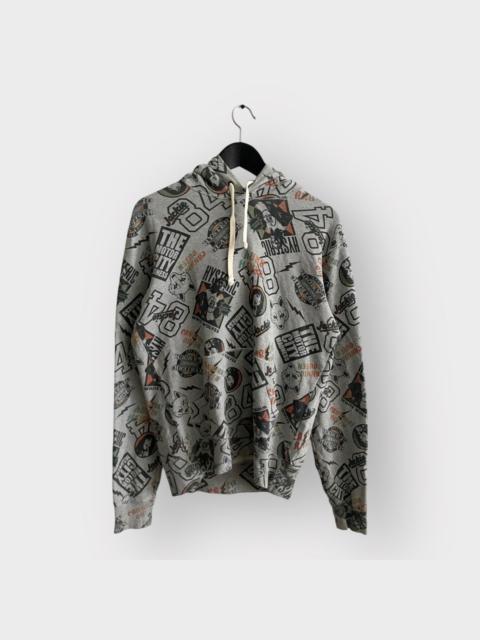 Japanese Brand - STEAL! 2010s Hysteric Glamour Motor City Wolf Girl Hoodie