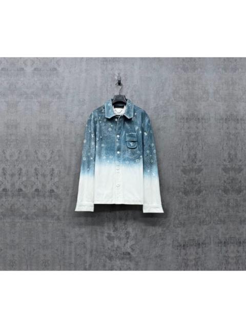 Louis Vuitton Louis Vuitton Starry Sky Gradient All-Logo Denim Jacket