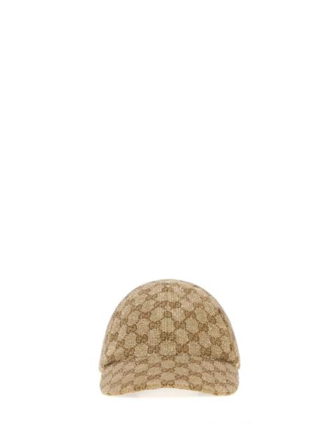 GUCCI Gucci Men Embellished Gg Fabric Baseball Cap