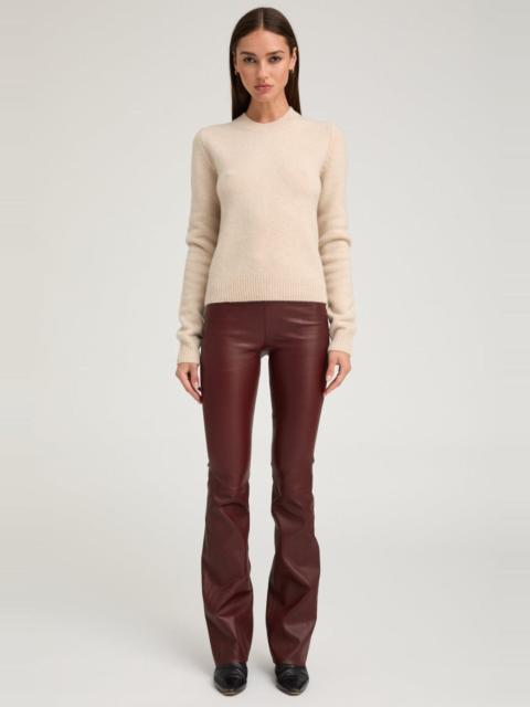 SPRWMN PINOT LEATHER MICRO FLARE