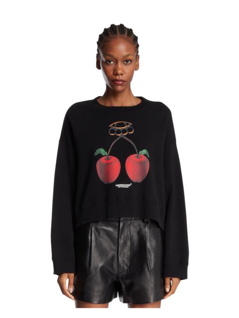 UNDERCOVER Black Printed Sweatshirt