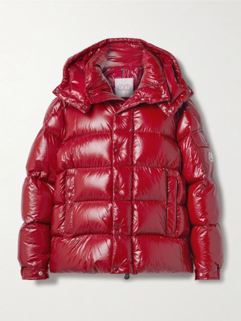 Moncler Maya quilted shell down jacket Red