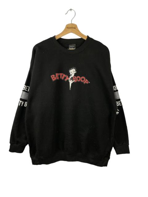 Other Designers Japanese Brand - BETTY BOOP SWEATSHIRT BLACK