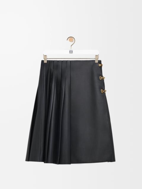 Loewe Pleated skirt in nappa lambskin