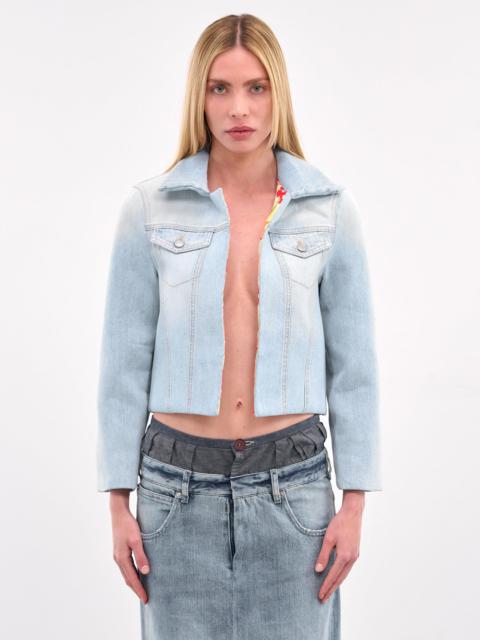 Acne Studios Padded Crop Denim Jacket