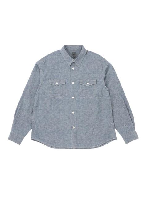 visvim PIONEER CHAMBRAY L/S LT.INDIGO
