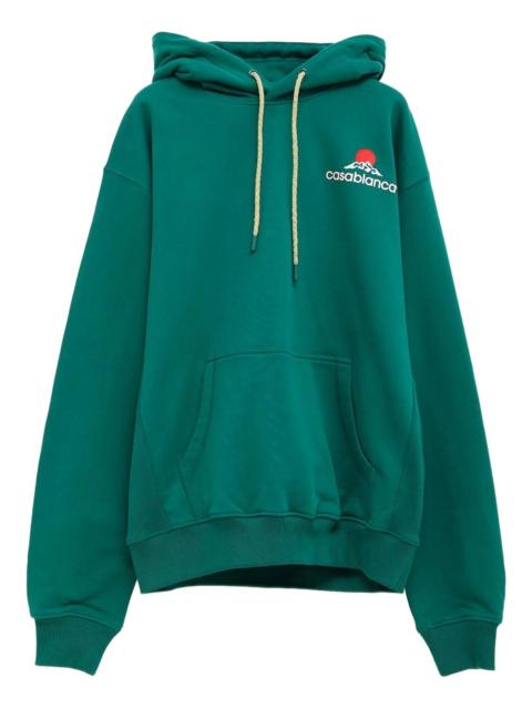 CASABLANCA logo-print hoodie