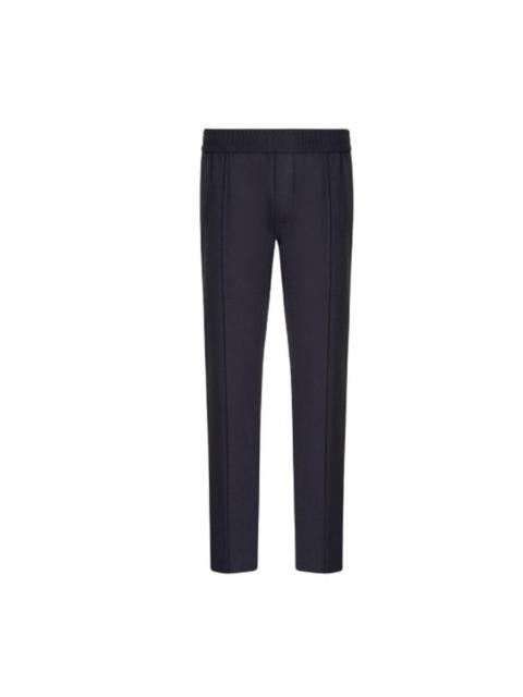 EMPORIO ARMANI Emporio Armani Knitted Jersey Joggers With Ribs, Size Small