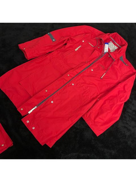 19ss Multi Panel Long Jacket in Red