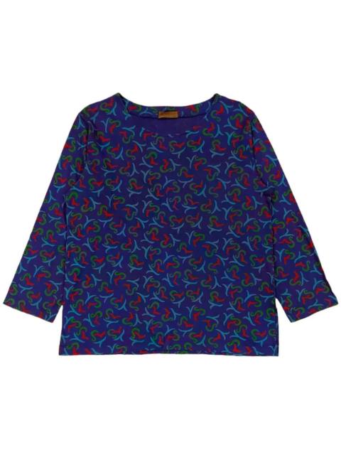 SAINT LAURENT Rare! Vintage Yves Saint Laurent Spellout L/S