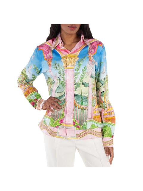 CASABLANCA Casablanca Le Jardin Ideal-Printed Shirt