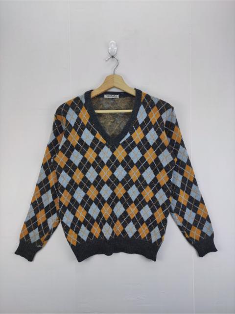 Other Designers Vintage Knit Sweater Diamond Style By New Fook