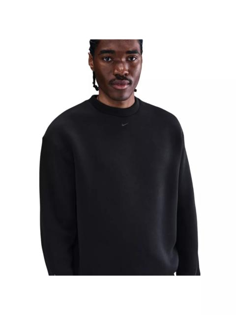 Nike Men's Tech Fleece Loose Fit Crew -Black