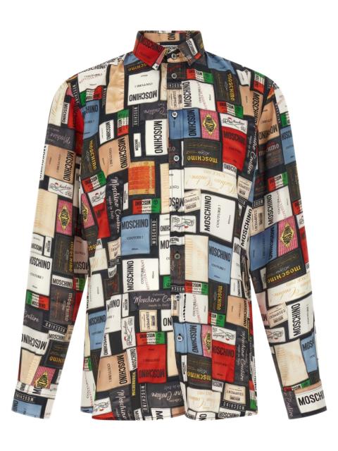 Moschino Moschino Men 'Labels' Shirt