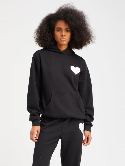 SPRWMN BLACK HEART HOODIE
