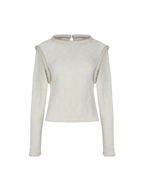 CHUNKY SWEATER WITH TEXTURED FINISH