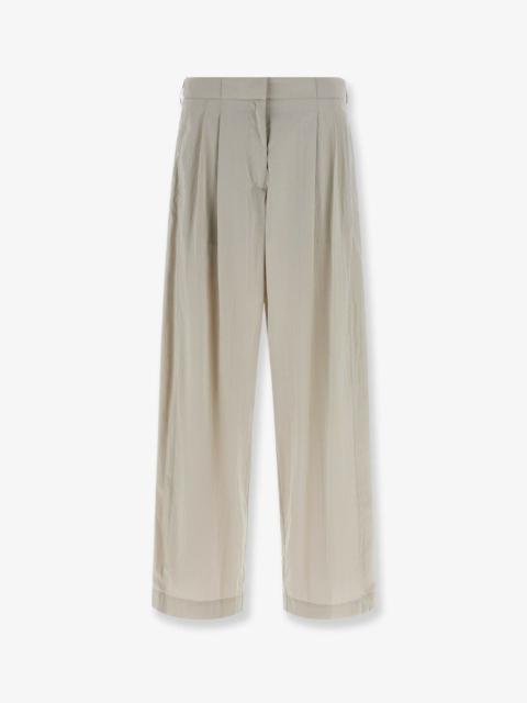 The Row The Row Iven silk and nylon trousers