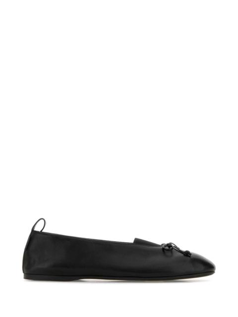Miu Miu Miu Miu Women Black Nappa Ballerinas