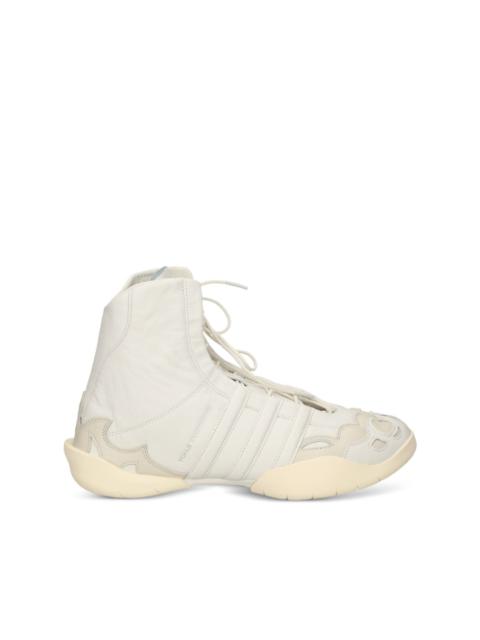 Y-3 Regu 2002 Hi lace-up leather high-top trainers