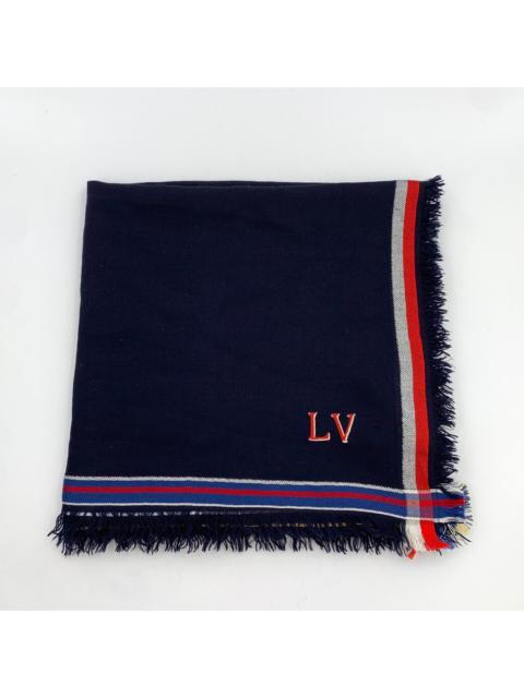 Louis Vuitton Louis Vuitton Navy Blue Scarf