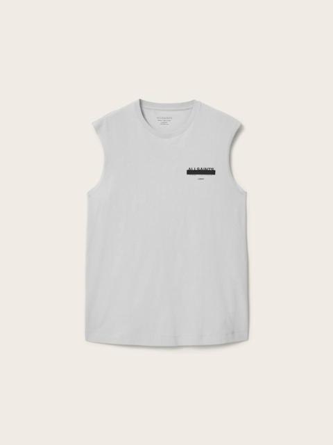ALLSAINTS REDACT OVERSIZED SLEEVELESS T-SHIRT