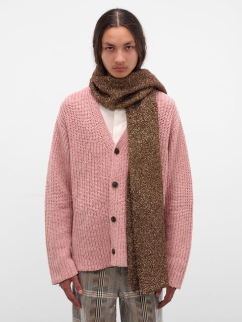 CMMN SWDN Bronze Lurex Knit Scarf