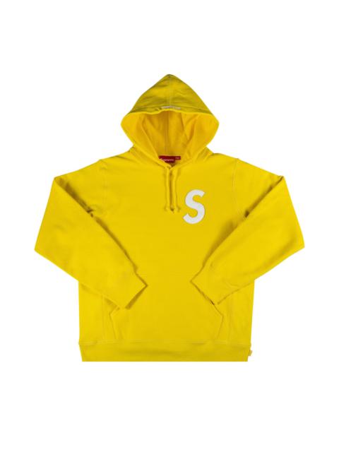 Supreme Supreme S Logo Hooded Sweatshirt 'Yellow'