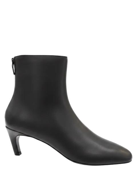TOTEME Soft Nappa Ankle Boots in Black