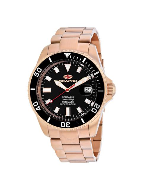 Other Designers Seapro Scuba 200 Automatic Black Dial Men's Watch SP4322
