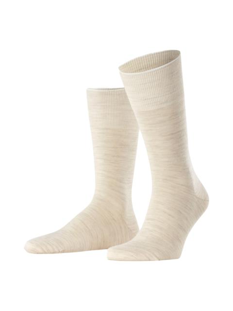 FALKE Falke Airport Wool Blend Socks in Beige Melange at Nordstrom