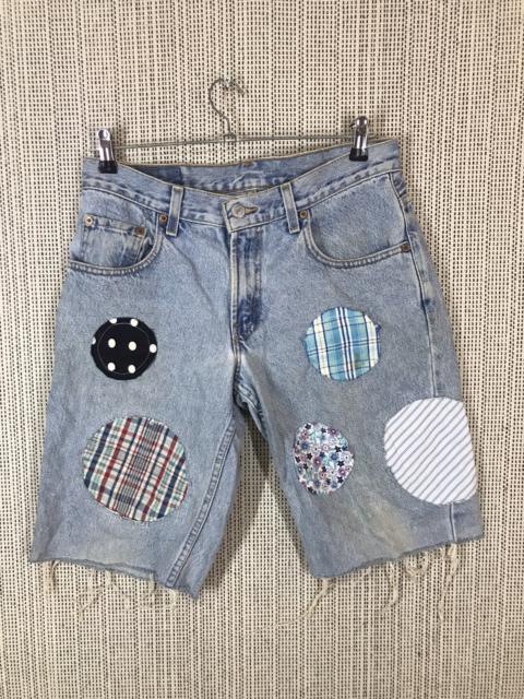 Levi's ‼️VTG LEVIS CROP SHORT CUSTOM PATCH‼️