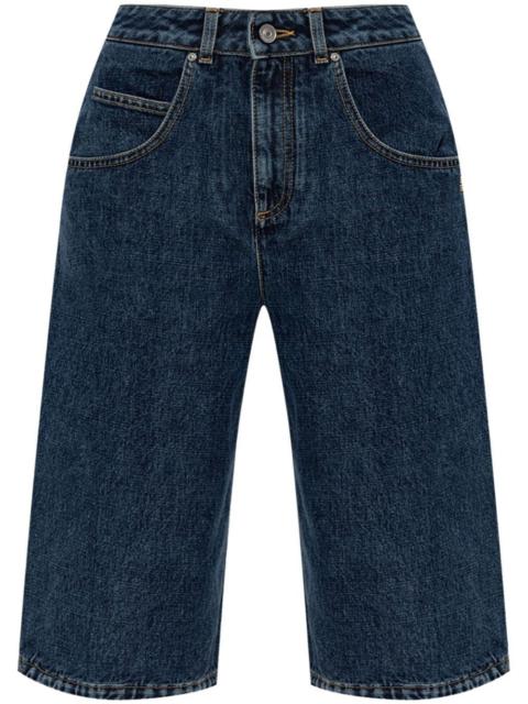 Givenchy Women `Curved Side` Denim Shorts