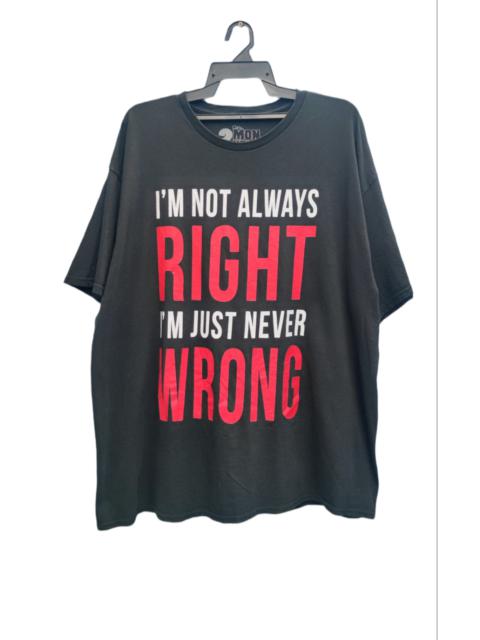 Other Designers Made In Usa - "I'M NOT ALWAYS RIGHT" 2 MONKEYS @PAWS(TS004)