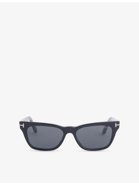 TOM FORD Penn-02 Square-Frame Acetate Sunglasses