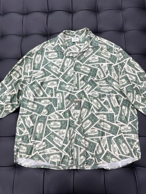 VETEMENTS Vetements money print shirt