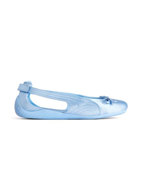 BALENCIAGA Women's Speedcat Ballet Satin Balenciaga in Light Blue