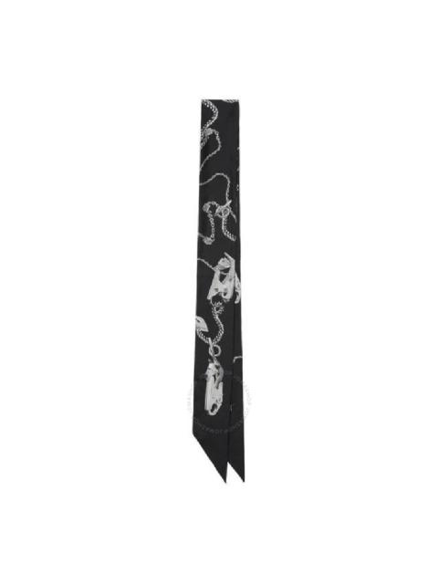 Burberry Graphic Print Silk Scarf