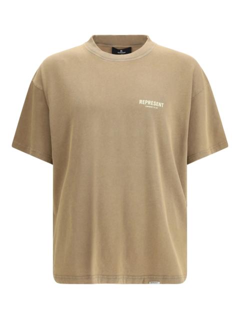 REPRESENT Represent Crew-neck Logo-print T-shirt