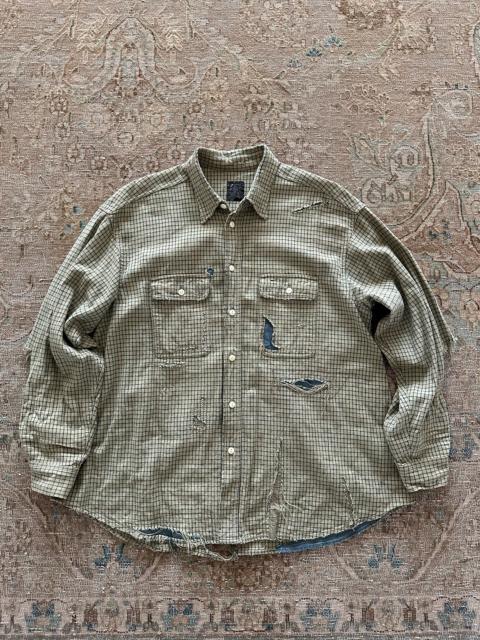 visvim VISVIM 20ss ICT GRAND RIVER L/S CRASH Shirt, Distressed Jacket