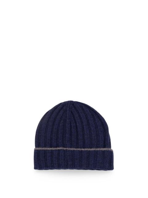 Brunello Cucinelli Brunello Cucinelli Men Cashmere Rib Knit Beanie