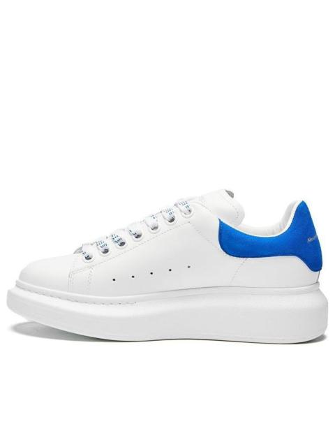 (WMNS) Alexander McQueen Oversized Shoes 'White Royal Blue' 719412WHGP78981