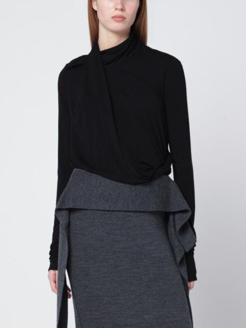 entire studios Ivory draped top