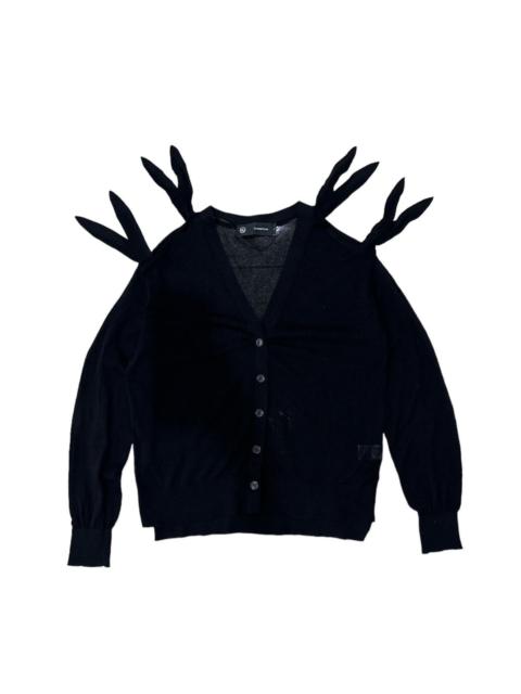 UNDERCOVER GU X UNDERCOVER BONDAGE LACE RARE CARDIGAN