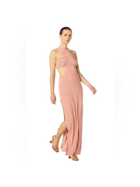 Other Designers Misa Los Angeles - NWT Misa‎ Los Angeles Lyra Cut Out Jersey
Knit Maxi Dress in Rose Sz Medium $390