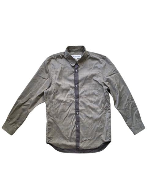 Comme Des Garçons Reverse Grey Plaids Shirt
