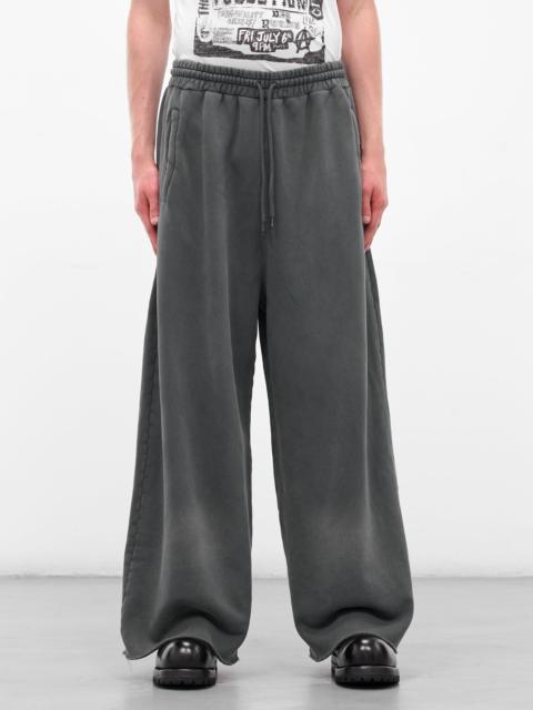 LU'U DAN Gray Raw Cut Bontan Sweatpants