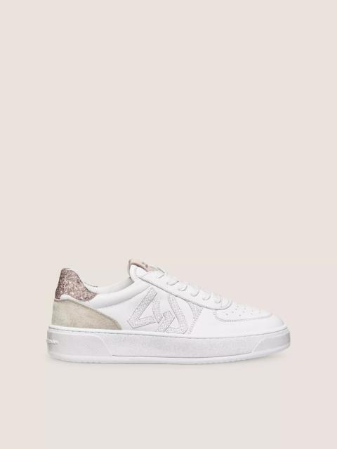 Stuart Weitzman SW COURTSIDE MONOGRAM SNEAKER