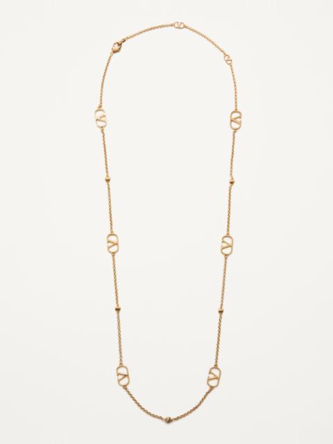 Valentino VLOGO SIGNATURE METAL NECKLACE